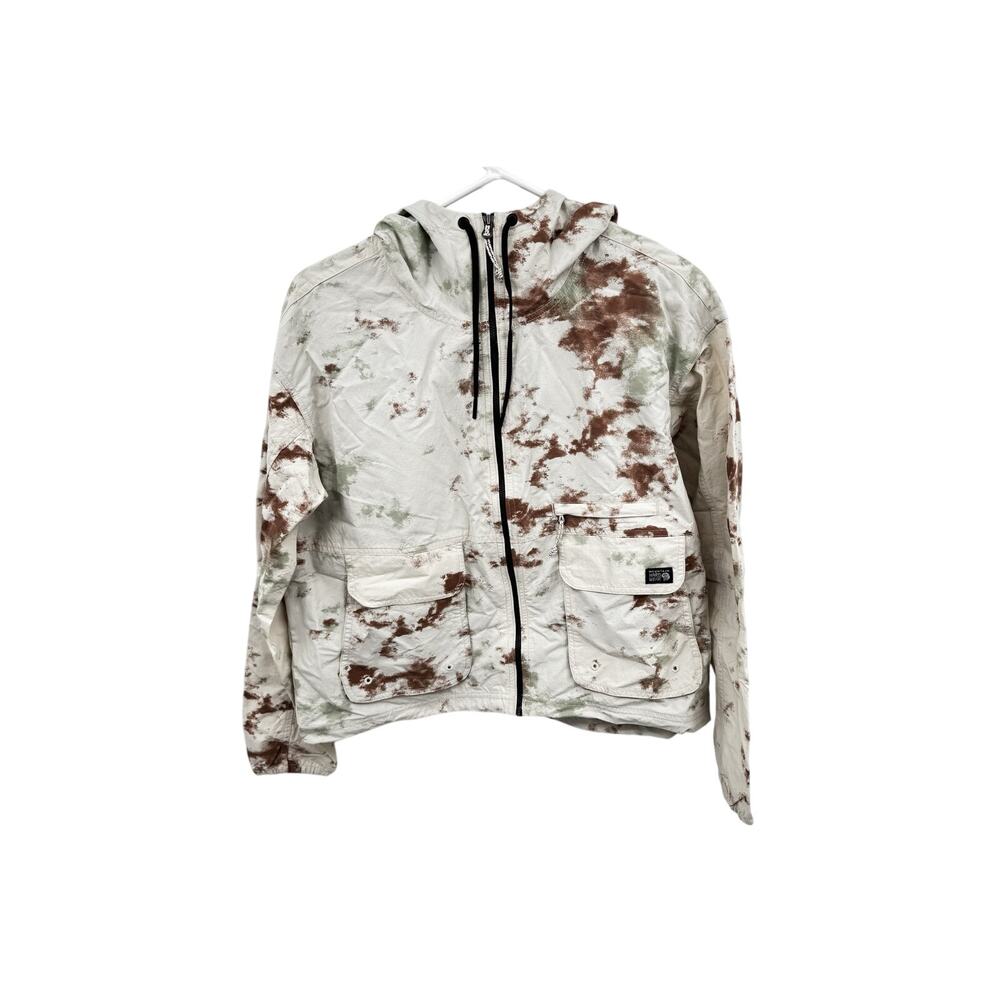 Mountain Hardwear Stryder Jacket Full Zip Drk Quartz/Nebula Dye Prt Womens M